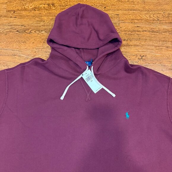 Polo Ralph Lauren Other - Polo Ralph Lauren Burgundy‎ Red Wine Pony Pullover Hoodie Sweatshirt Men's 4XLT
